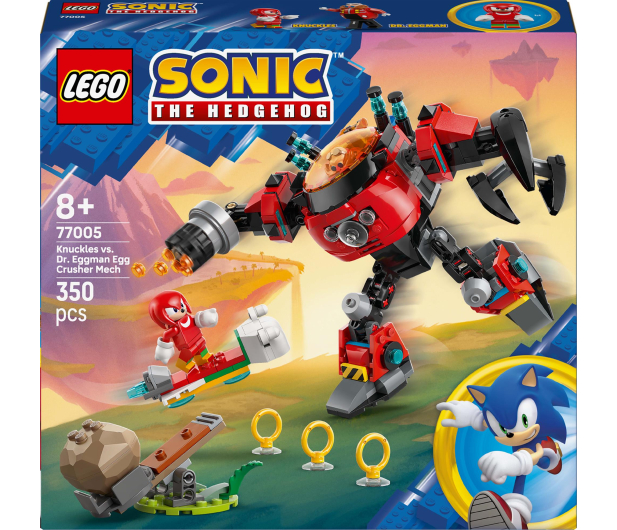 LEGO Sonic 77005 Knuckles kontra Dr. Eggman w mechu Egg Crusher - 1331738 - zdjęcie